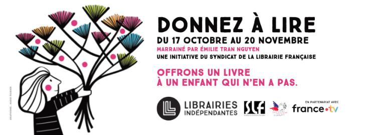 Du 17 octobre au 20 novembre donnez à lire aux enfants du Secours populaire